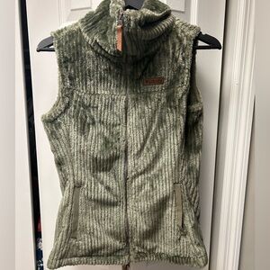 Columbia Dark Green Soft Vest | Lightweight Layering Vest | Great Condition